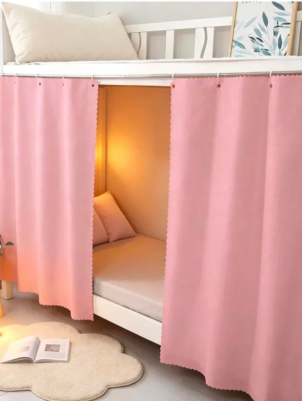 Pink Blackout Bunk Bed Blackout Curtains | 2 Panels | 45“W×78”L | NEW WITH TAGS